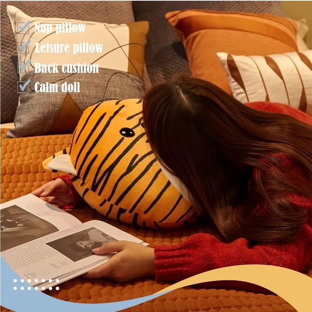 Cute Tiger Plush Pillow